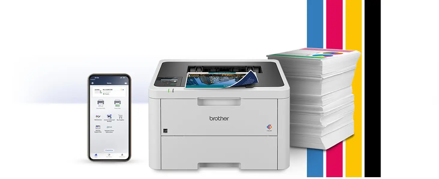 Brother HL-L3220CDW color laser printer front view