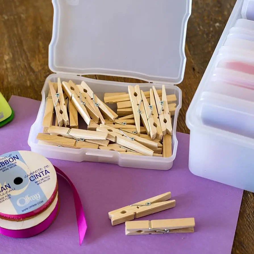 IRIS USA 5x7 Photo Storage Box close fit examples