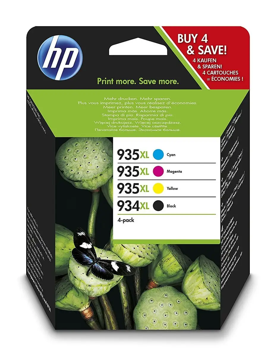 HP 935/934XL Ink Cartridges 4-Pack user feedback highlights