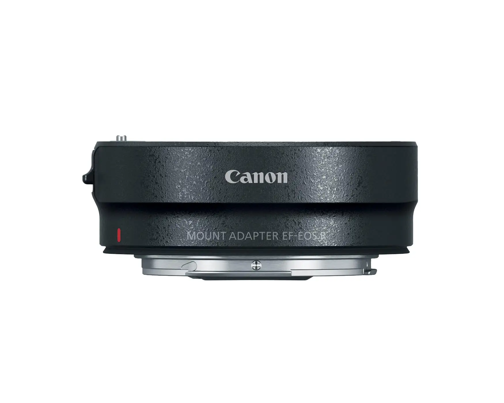 Close-up view of Canon EF‑EOS R adapter build