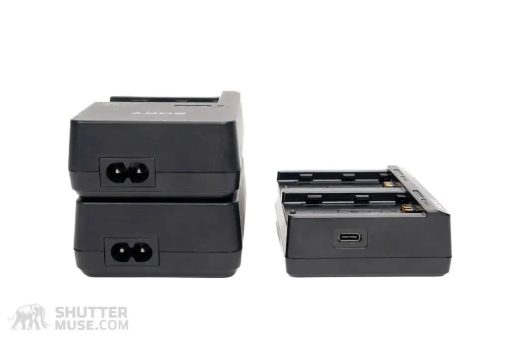 Sony BC-ZD1 charger shown in final verdict section