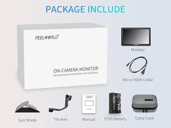 FEELWORLD S55 V3 monitor field usage example