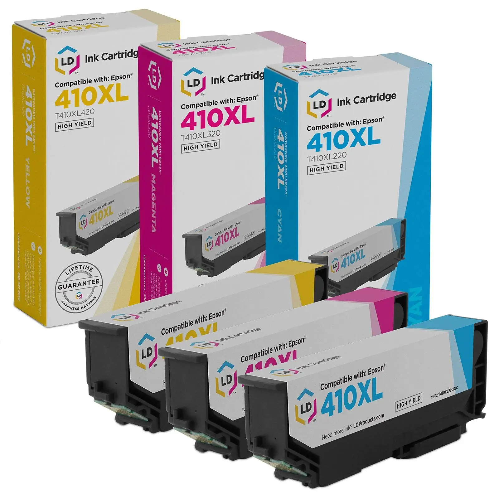 E-Z Ink Epson 410XL cartridges packaging