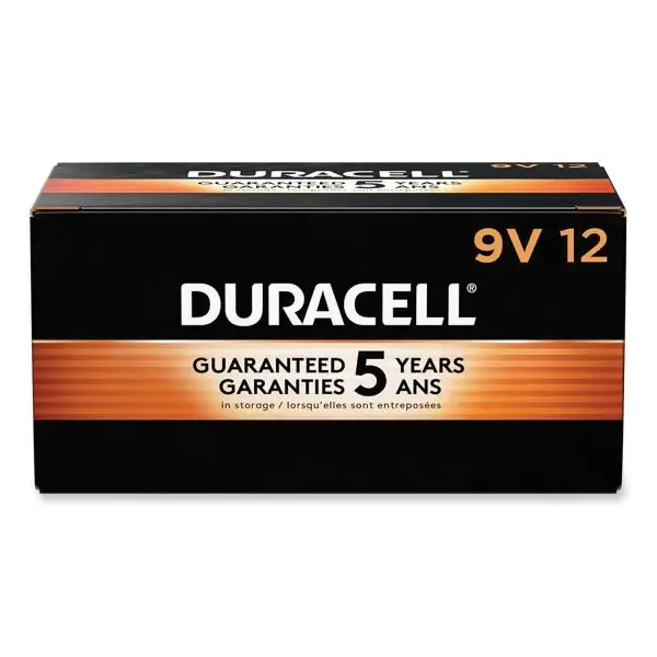 Duracell Coppertop 9V multi-pack pricing display