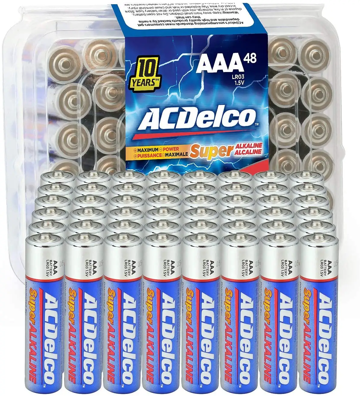 ACDelco AAA Batteries Super Alkaline bulk pack
