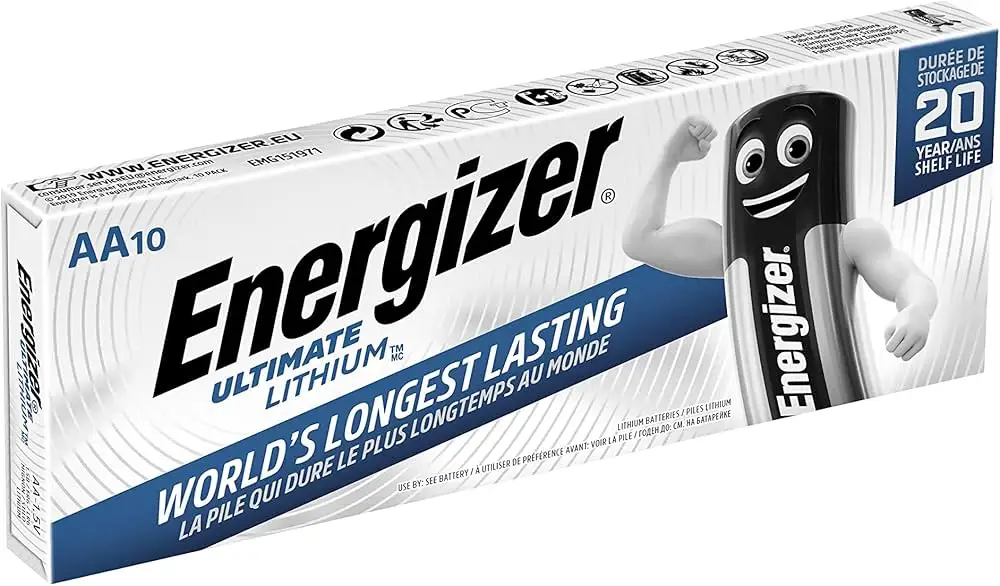 Energizer AA Ultimate Lithium battery outdoor durability