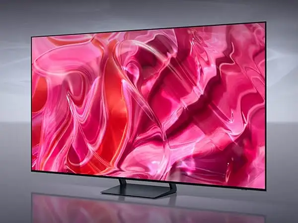 Samsung S90C OLED TV in living room setup