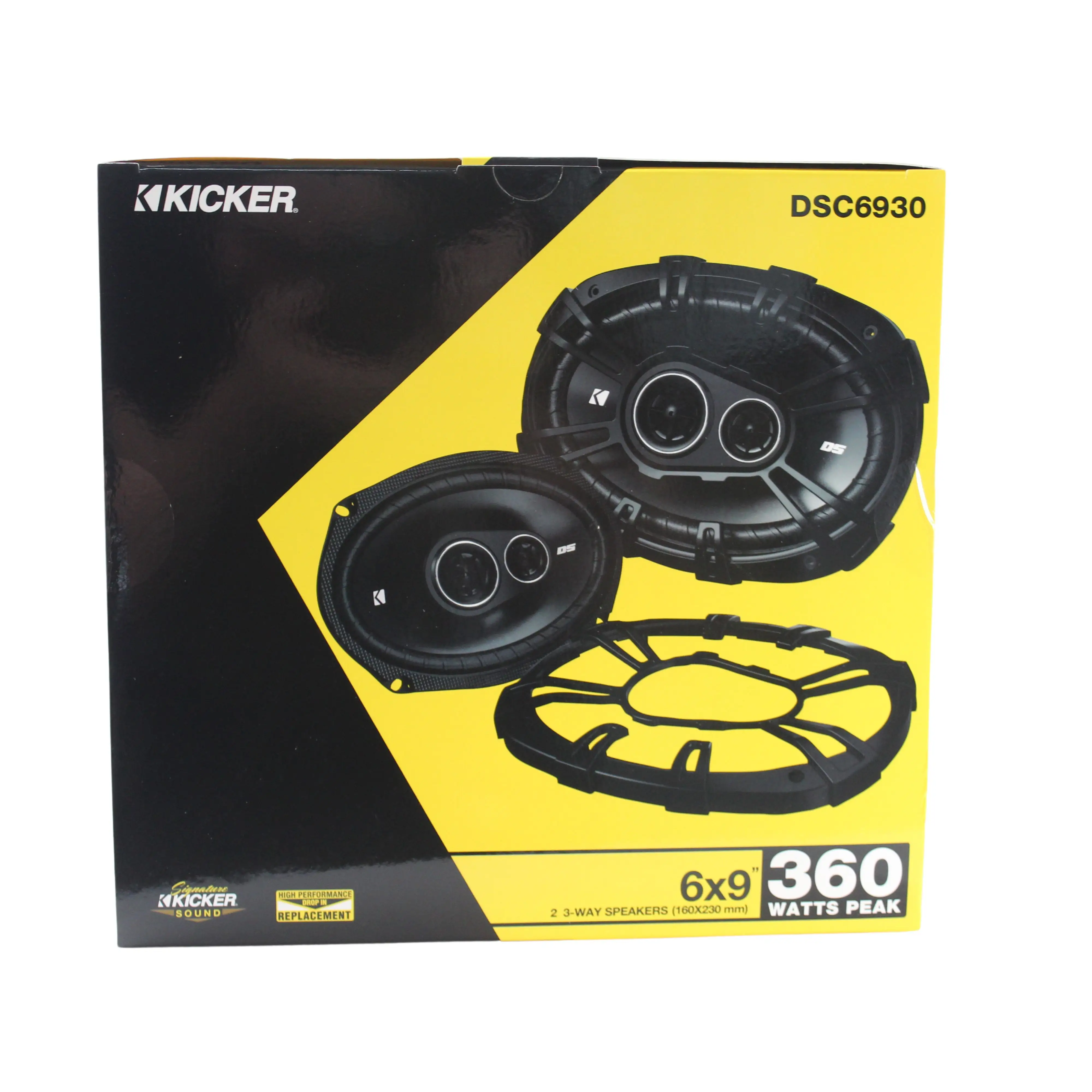 Kicker DSC6930 product bundle with sound deadening materials