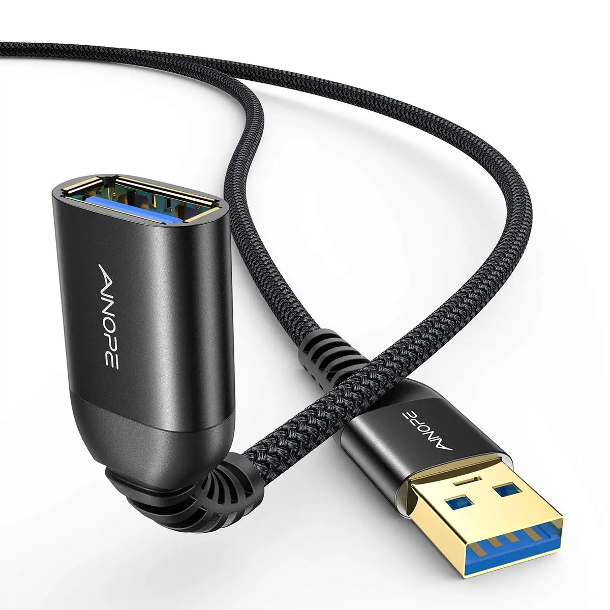 AINOPE USB 3.0 extension cable with Velcro straps