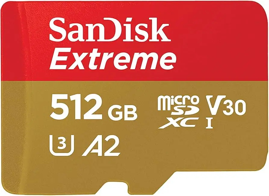 SanDisk Extreme PRO 512GB microSDXC high speed memory card