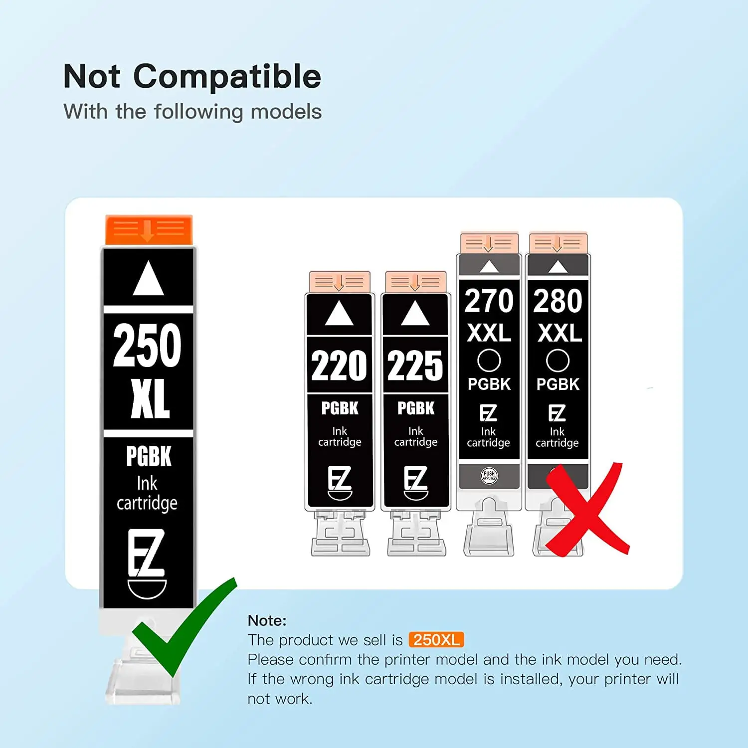E-Z Ink Canon 250 251 XL trust and reliability image