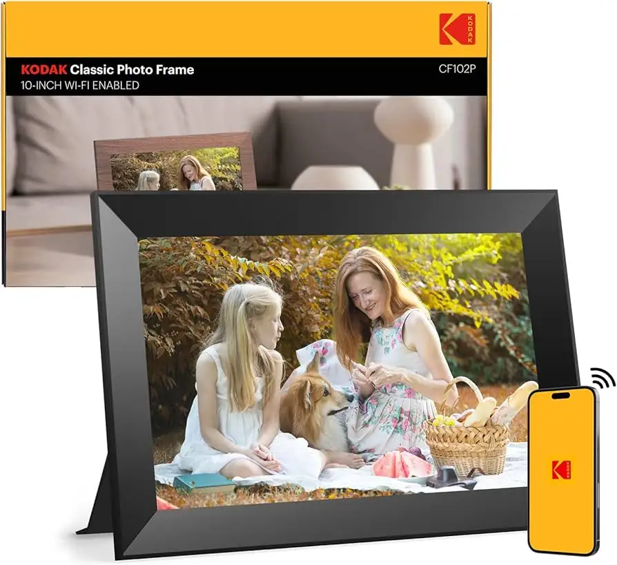 KODAK 10.1 inch frame setup and complaint illustration