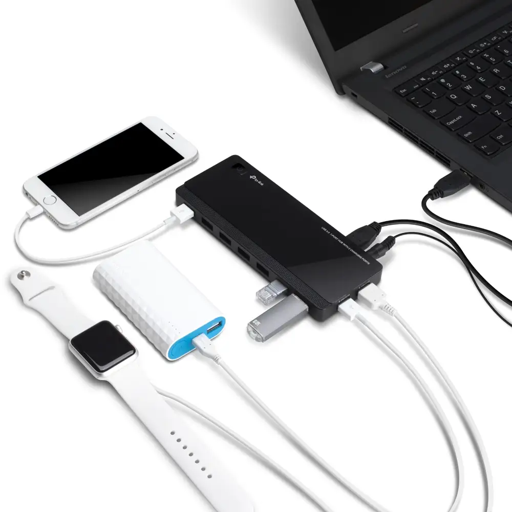 TP-Link UH720 USB hub with multiple ports