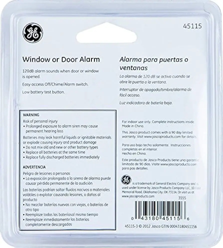 GE Personal Security Door/Window Alarm Review: 7.4/10
